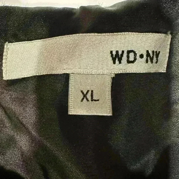 WD NY Black Faux Fur Cropped Jacket Size XL - Picture 4 of 4